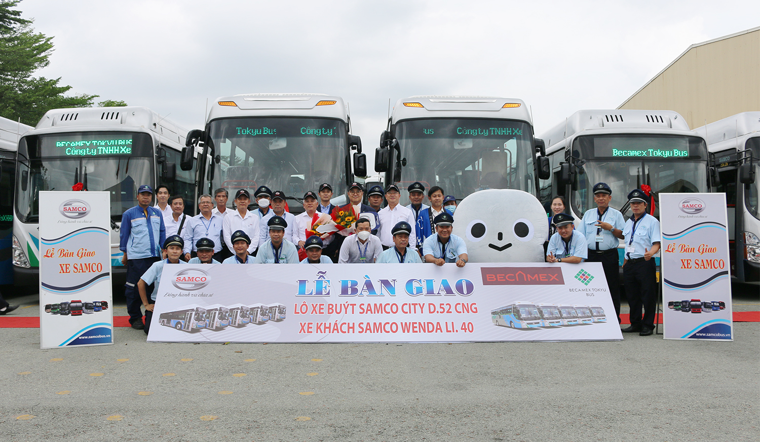 KHÁCH SAMCO ISUZU WENDA LI.40 CHO CÔNG TY TNHH XE BUÝT BECAMEX TOKYU